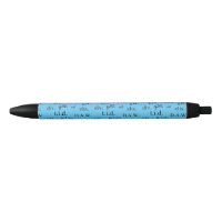Stylo d'abréviations bleues du pharmacien