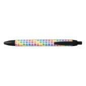 Noir Stylo d'arc-en-ciel de boudine (Dos)
