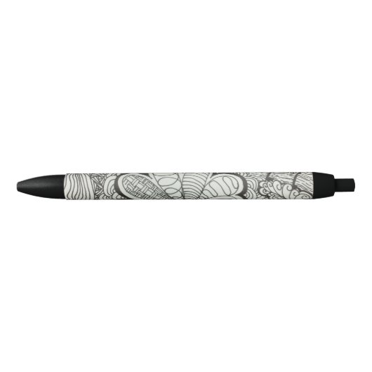 Noir Stylo d'art de griffonnage (Devant)