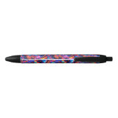Noir Stylo d'art fractal vibrant (Dos)