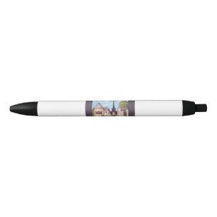 Noir Stylo D'Art Inspiré Paris Eiffel