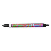 Noir Stylo de bascule Abstrait (Devant)