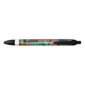 Noir Stylo de bascule Abstrait (Dos)