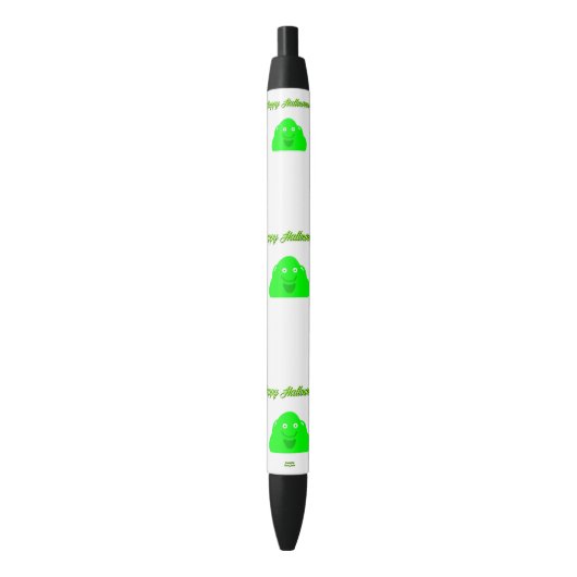 Noir Stylo de blob d'Halloween (devant Vertical)