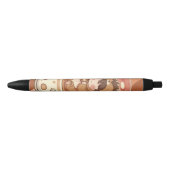 Noir Stylo de bureau d'étude de hérisson (Devant)