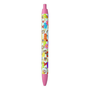 Noir Stylo de bureau et stylo d'école Hamburger Star Cr
