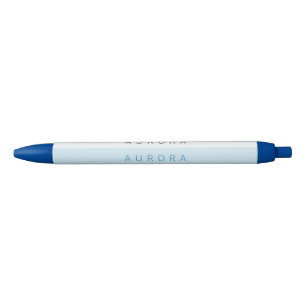 Noir Stylo de Bureau Minimaliste Bicolore Personnalisab