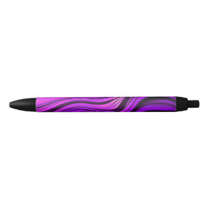 Noir Stylo de conception abstrait violet