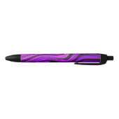 Noir Stylo de conception abstrait violet (Bas)