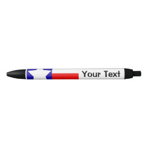 Noir Stylo de drapeau du Texas