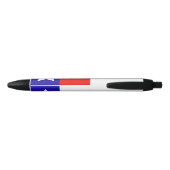 Noir Stylo de drapeau du Texas (Dos)