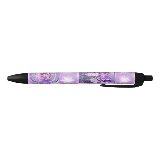 Noir Stylo de fée pourpre (Bas)