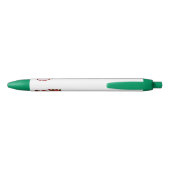 Noir Stylo de finition vert hibou (Dos)