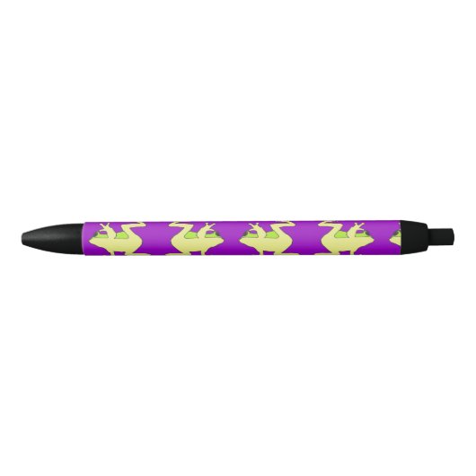 Noir Stylo de grenouilles de fenêtre (Devant)