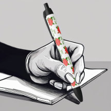 Stylo de la fête des mères Roses rouges