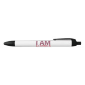 Noir Stylo de motivation typographique (Haut)