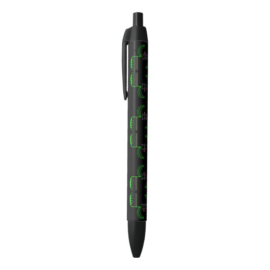 Noir Stylo de nouveauté Vénus Quirky (Haut (Vertical))