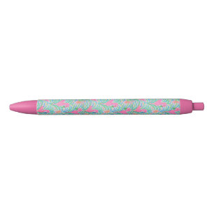 Noir Stylo de partie de jungle de Flamant rose