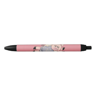 Noir Stylo de porc mignon de vol