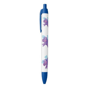 Noir Stylo de porc pourpre de vol