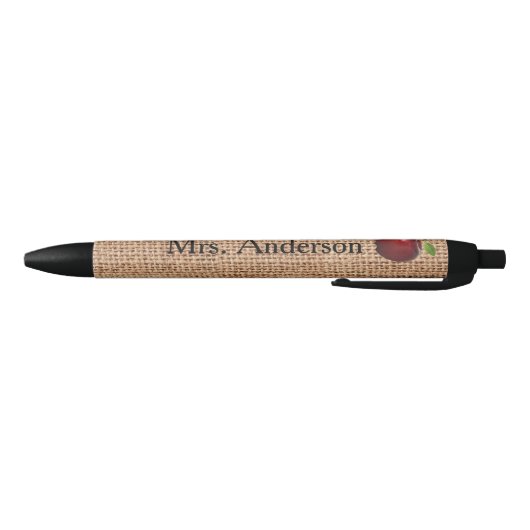 Noir Stylo de professeur fait sur commande d'Apple et (Bas)
