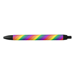 Noir Stylo de remous d'arc-en-ciel