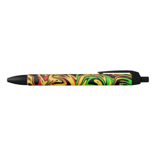 Noir stylo de remous de couleur (Haut)