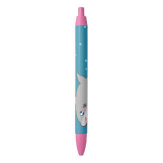 Noir Stylo de requin de Kawaii