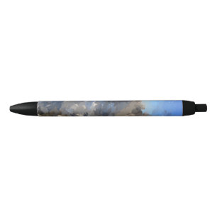 Noir Stylo de scène de rivière