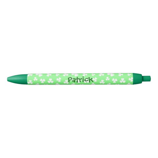 Noir Stylo de shamrock (Devant)