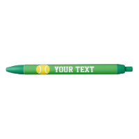 Stylo de sport de balle jaune personnalisé | Ajout