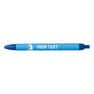 Noir Stylo de sport de tennis blanc bleu personnalisé p