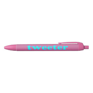 Noir Stylo de tweeter