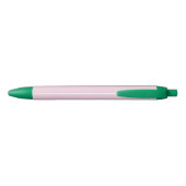 Noir Stylo de Varsity personnalisé rose et vert (Dos)
