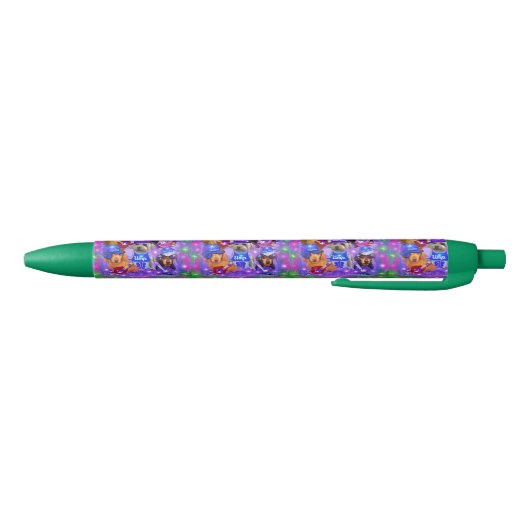 Noir Stylo d'écriture de baseball Peewee (Bas)