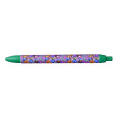 Noir Stylo d'écriture de baseball Peewee (Devant)