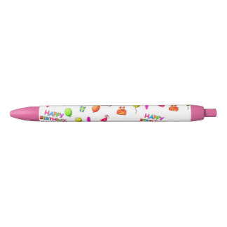 Noir Stylo d'écriture de célébration de joyeux