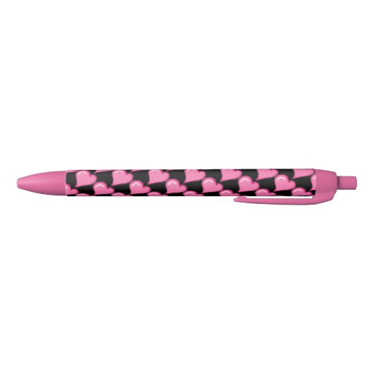 Noir Stylo d'écriture rose (Bas)