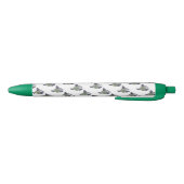 Noir Stylo d'écriture Rose vert foncé (Bas)