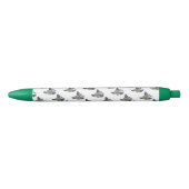 Noir Stylo d'écriture Rose vert foncé (Devant)