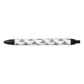 Noir Stylo d'écriture Rose violet foncé (Devant)