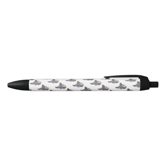 Noir Stylo d'écriture Rose violet foncé (Haut)