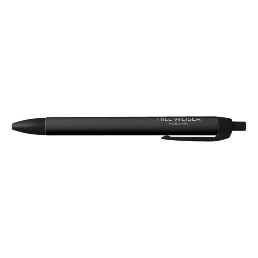 Noir Stylo d'édition Hill Weiser (Bas)