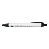 Noir Stylo d'église avec logo (Haut)
