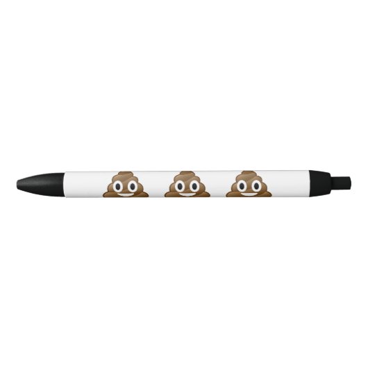 Noir Stylo d'Emoji de dunette (Devant)