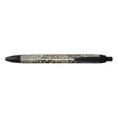 Noir Stylo d'encre (Dos)
