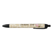 Noir Stylo d'encre à tête de vache (Bas)