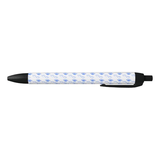 Noir Stylo d'encre bleu et blanc (Bas)