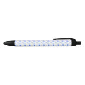 Noir Stylo d'encre bleu et blanc (Haut)