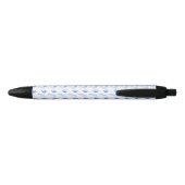 Noir Stylo d'encre bleu et blanc (Dos)